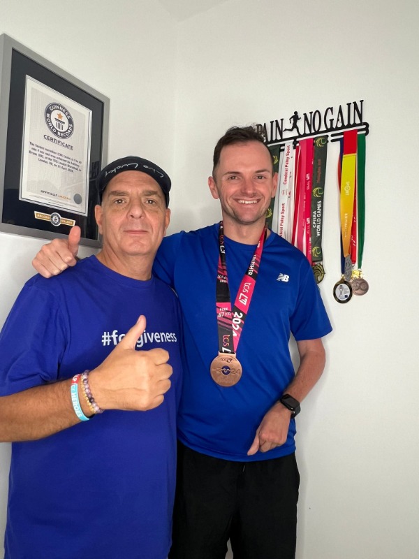 Anthony Bryan, world record holder and client